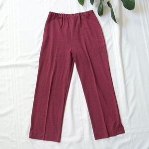 Graff magenta pink and black houndstooth patterned vintage pants